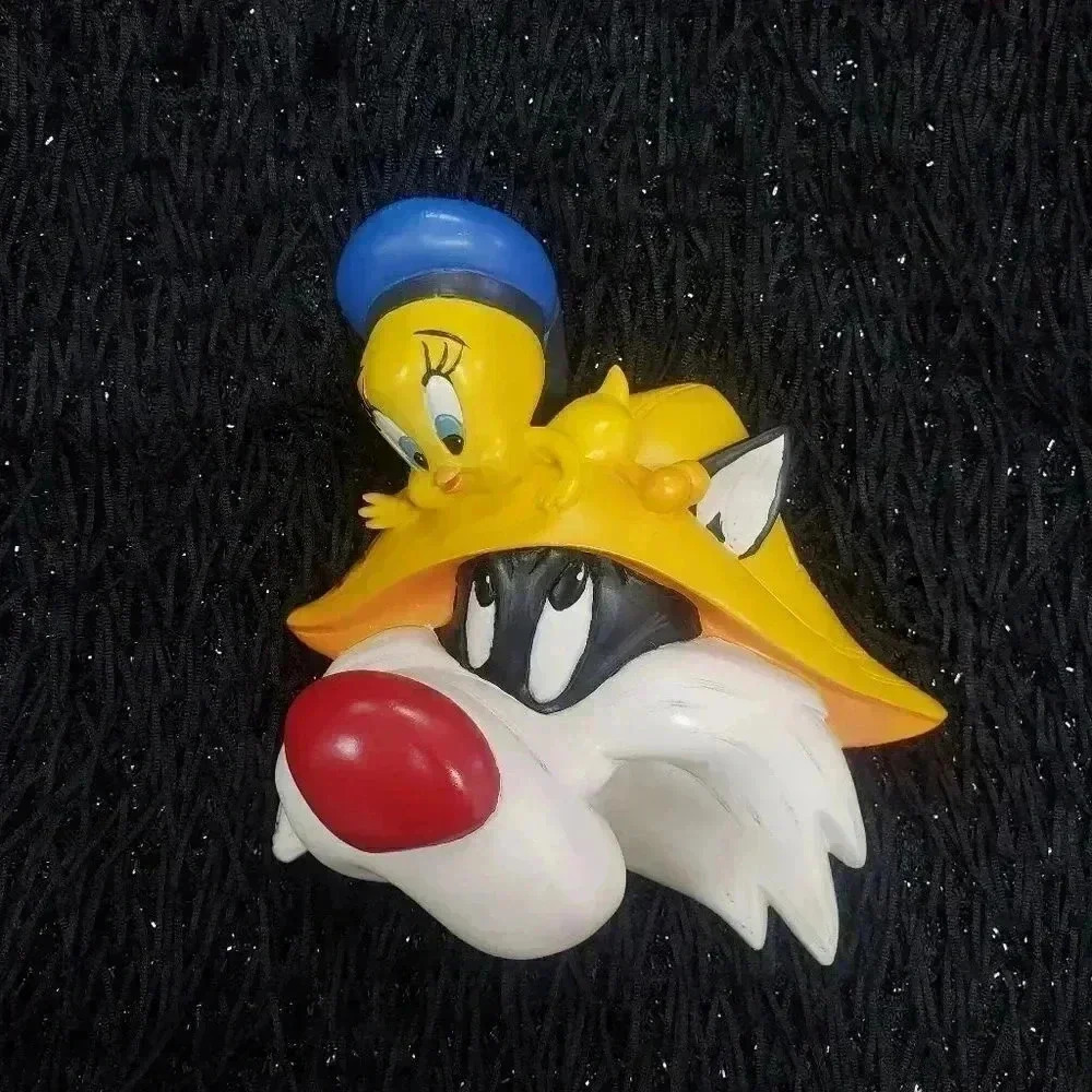 Warner Brothers Sylvester and Tweety Bird 1995 Seafairn' Pair Wall Plaque